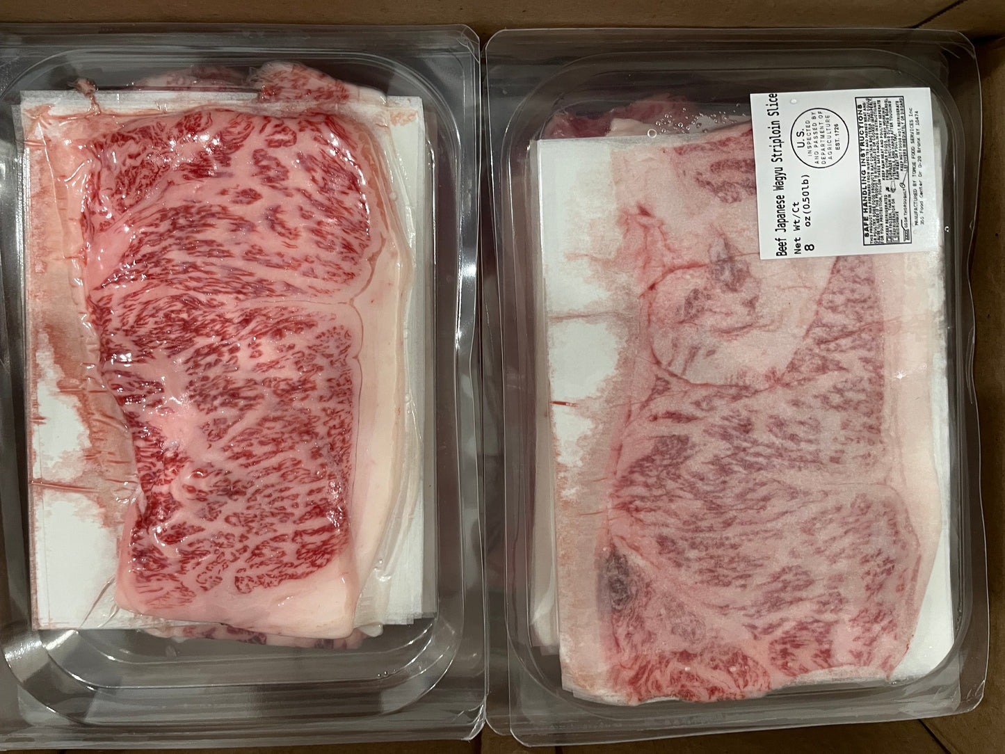 A5 Ribeye Striploin Slice 16oz