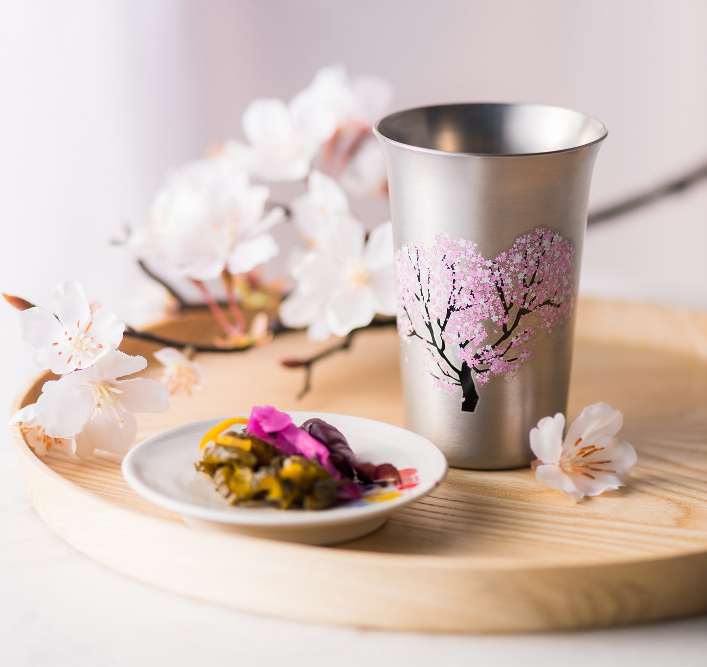 Special Japanese Sake Cup "Madoromu" Sakura