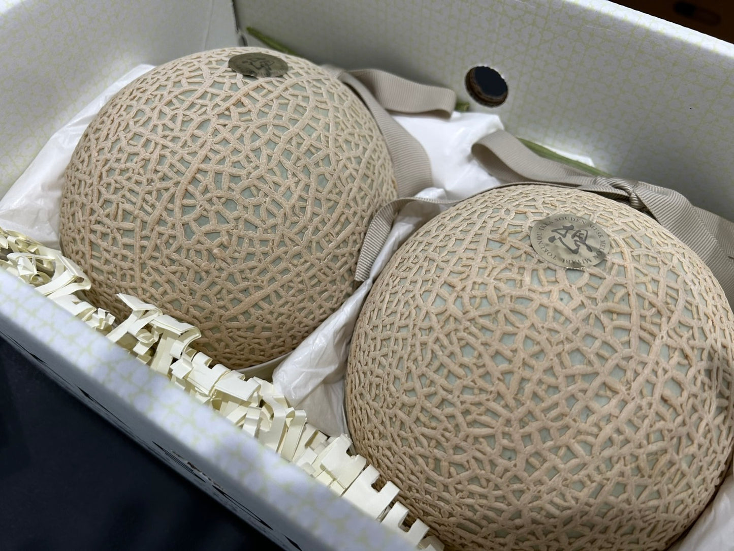 Premium Japanese Musk Melon Gift Box "Omoi" - 1.6kg (Only 1 set Available)