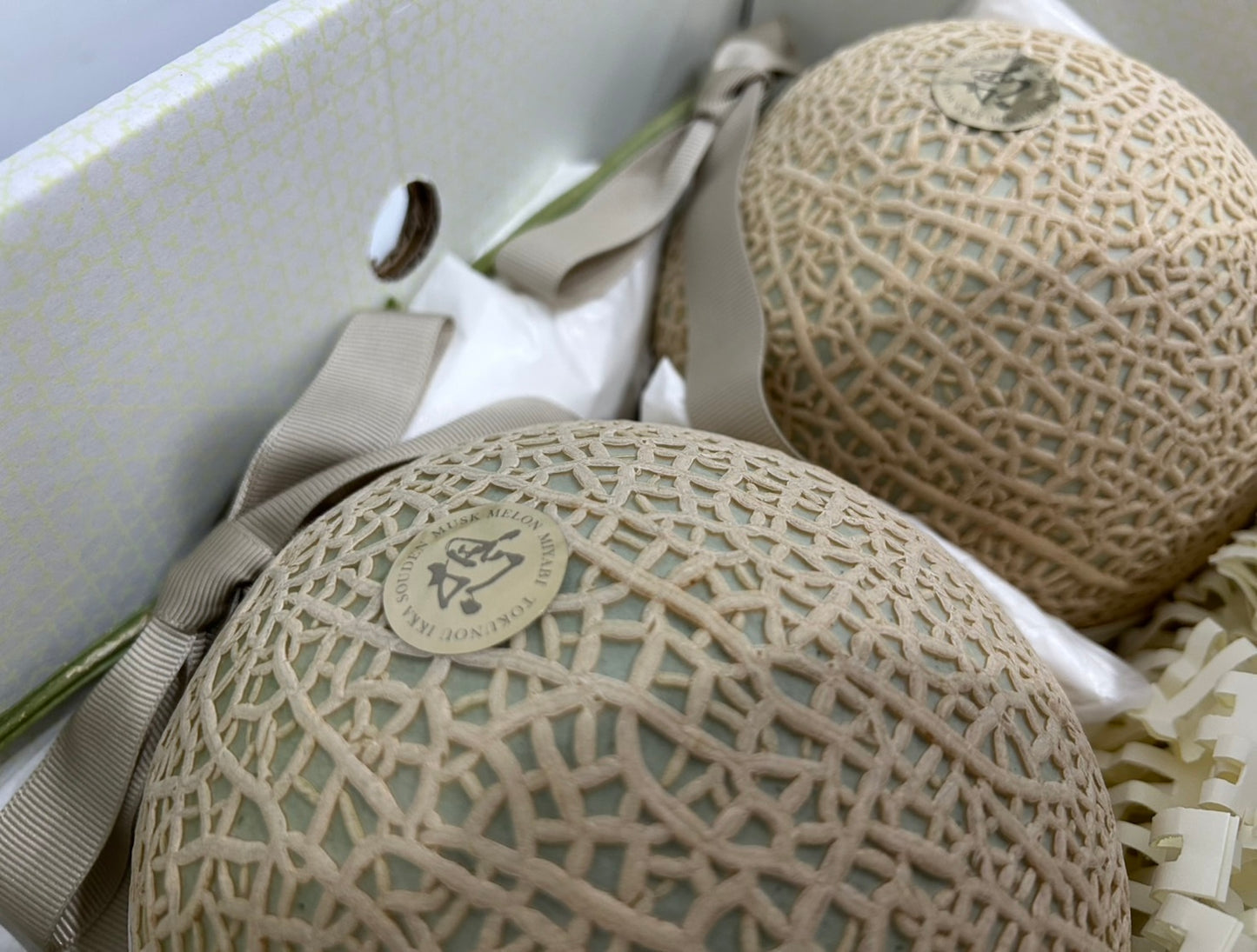 Premium Japanese Musk Melon Gift Box "Omoi" - 1.6kg (Only 1 set Available)