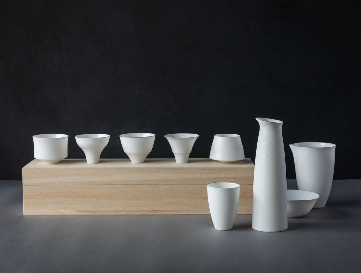 Egg Shell SAKE CUP Set