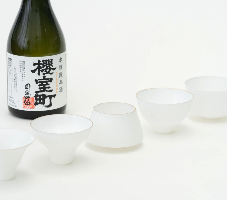 Egg Shell SAKE CUP Set